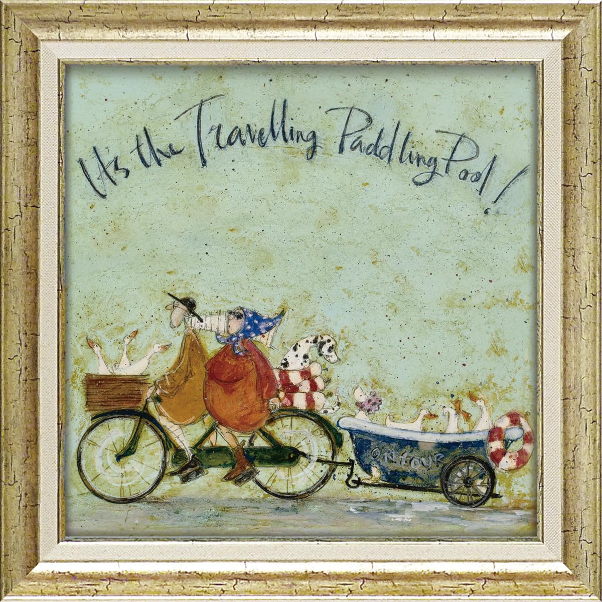 Рамка для картины YouPower Sam Toft с гелевым покрытием, средняя, «Путешествующий бассейн»