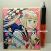 [USED] Hand-drawn Illustration 218 Original Original Drawing Colored Paper Model "After School Radio Control Girls