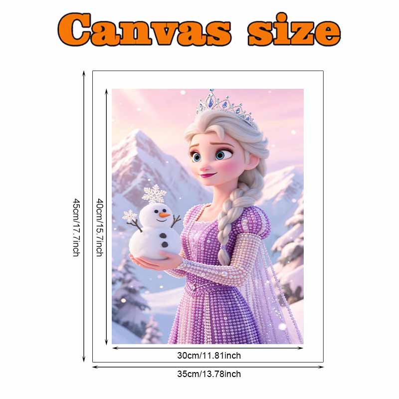 Disney Pearl Art Elsa Pearl Art Painting Kit Creative DIY Craft Set for Adults Beginners Unique Home Wall Decor Gift