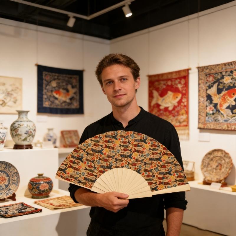 Printed Folding Hand Fans,Folding Fans Handheld Decorative Accessories for Wedding,Outdoor Party Favors,Bridal Decors