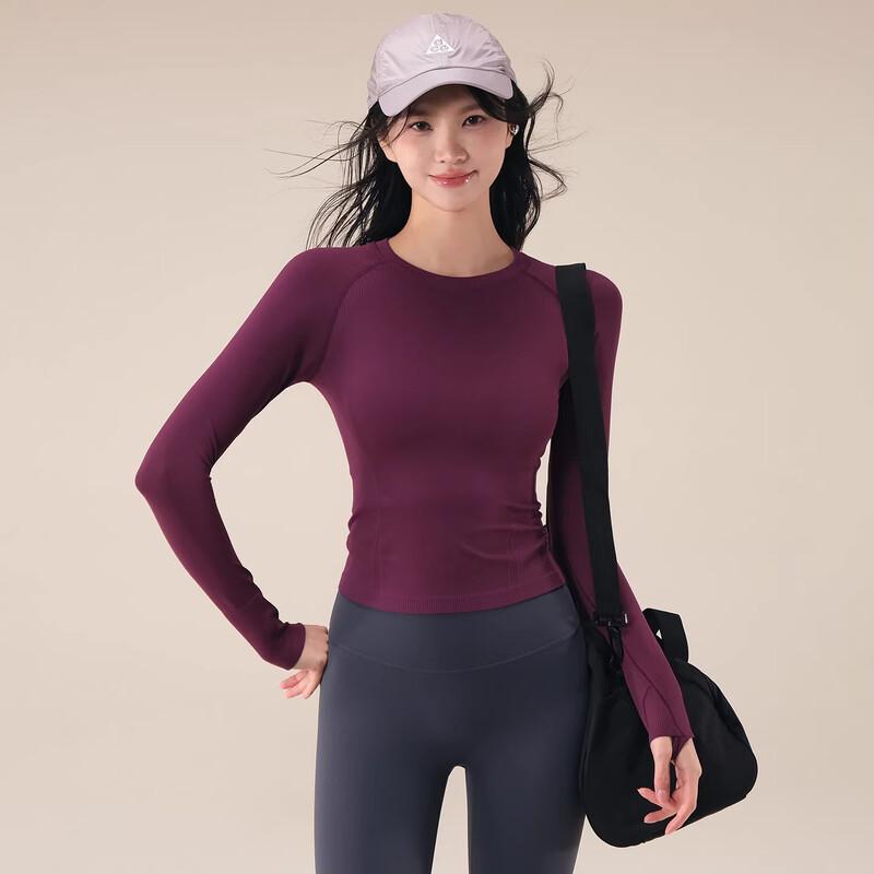 ACKDCS Women's Slim Fit Long Sleeve Quick Dry Yoga Top