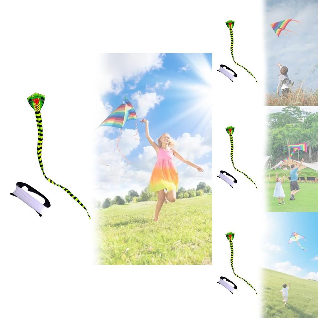 Leichter Polyester-Dreieckdrachen mit Glasfaserstruktur für Reise- und Festivaldekorationen