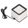 Hands Free Barcode Scanner Voice Announcement Quick Response 2D Desktop Barcode Reader for Business