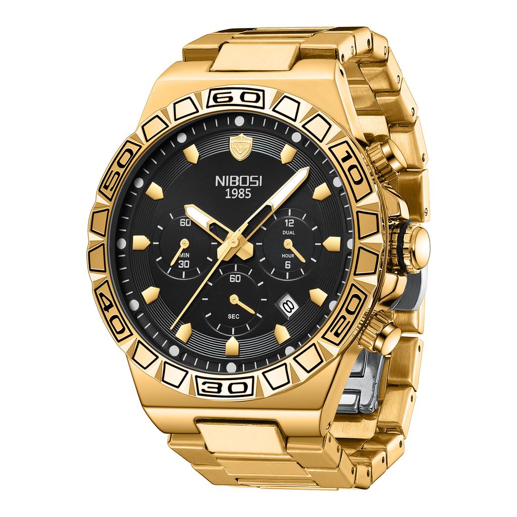 Business Men Watches Luxury Quartz Watches for Men Stainless Steel Waterproof Wristwatches Reloj Hombre