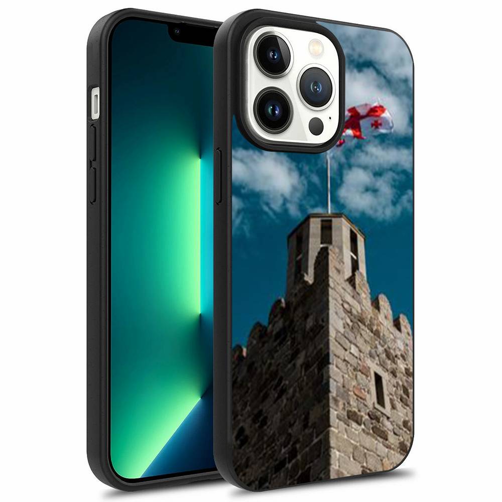 Georgia Flag Phone Case For iPhone 16,15,14,13,12,11,Pro,Max,Plus,Mini,Magsafe,Magnetic Wireless Charging Case