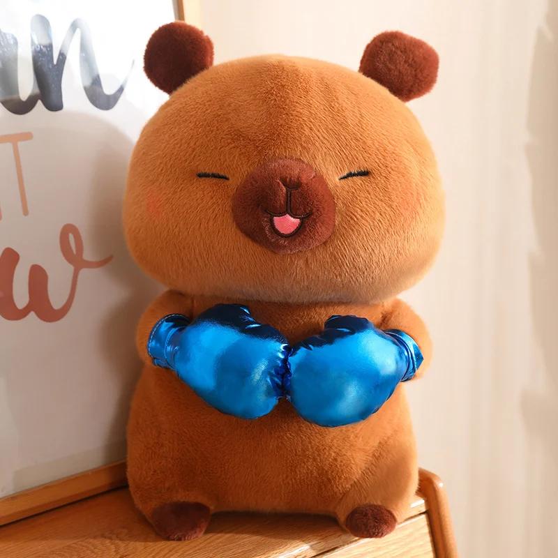 

Новая плюшевая игрушка капибара милая интернет-знаменитость капибара джун милая кукла морская свинка кукла мальчики девочки аниме 40cm коричневый