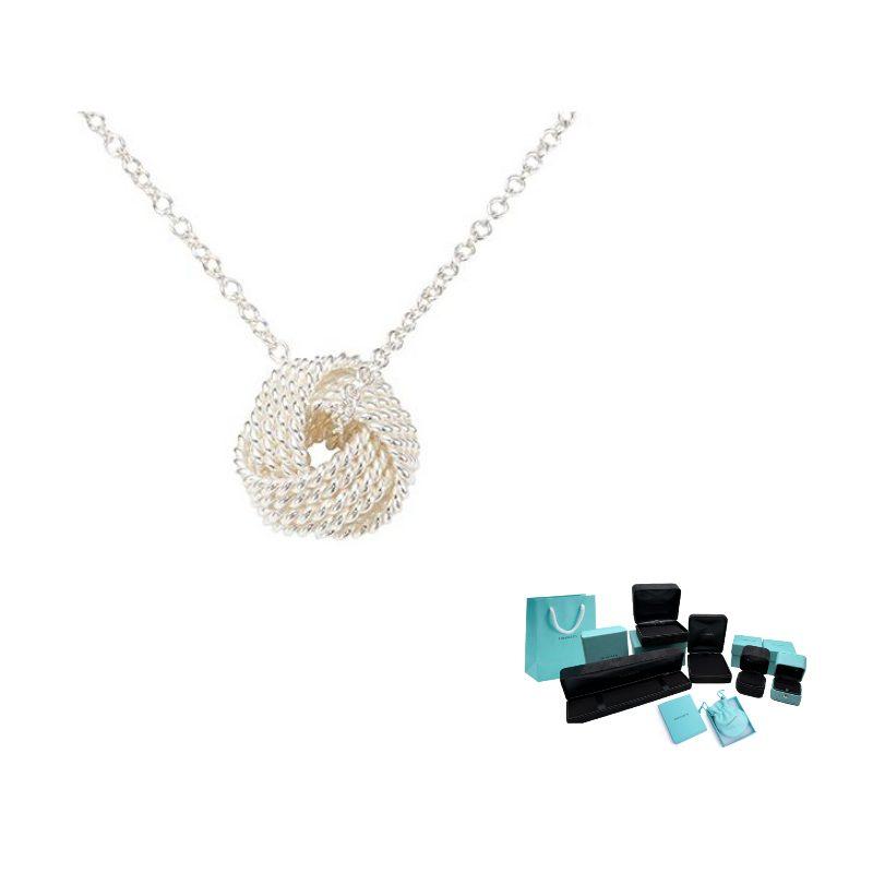 TIFFANY & CO . Série Twist Náhrdelníky ze sterlingového stříbra 925 Dámské stříbrné 29849498