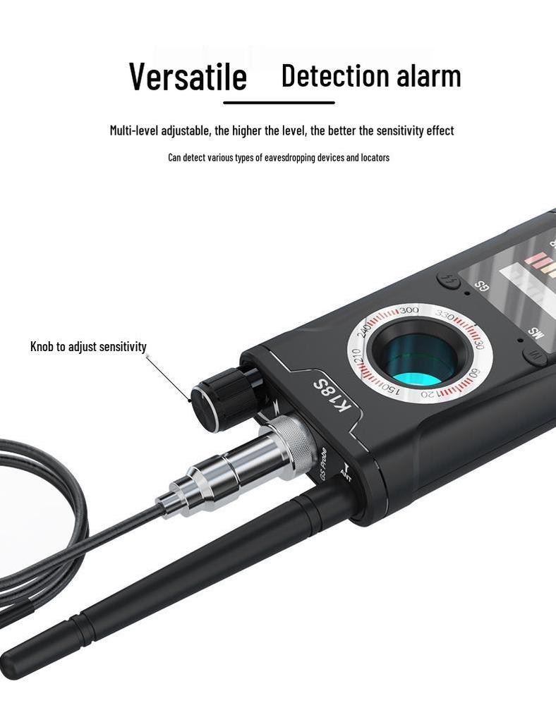 K18S Multi-Function Privacy Protector: Anti-Spy, Anti-Eavesdropping, Anti-Monitoring, GPS Anti-Positioning Detector.
