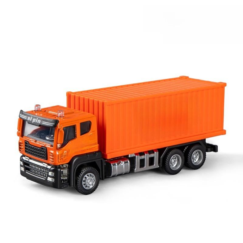 

Инерционный грузовик-игрушка из сплава для детей и коллекционеров Container Truck