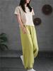2021 Summer Breathable Cotton-Linen Anti-Mosquito Lantern Pants