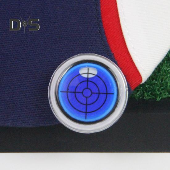 1/5 ks Značkovač golfových míčků Klip na kulatou čepici s funkcí úrovně Magnetická spona na značkovač golfového míčku Klip na čepici golfového míčku Značkovač čáry Golfové příslušenství