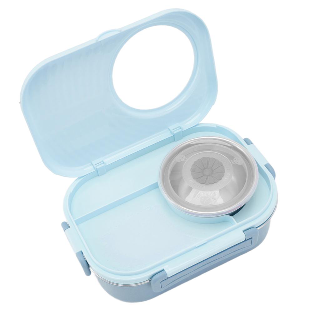 1450ml Bento obědový box Nerezový přihrádkový Termální bento box Dvouvrstvé bento nádoby