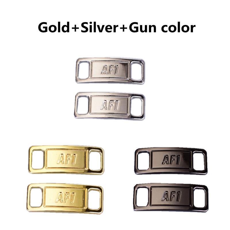 2pcs/pair AF1 Diamond Shoe Charms Fashion Laces Buckle Quality Metal Shoelaces Decorations Chapa Af1 Buckles Shoes Accessories