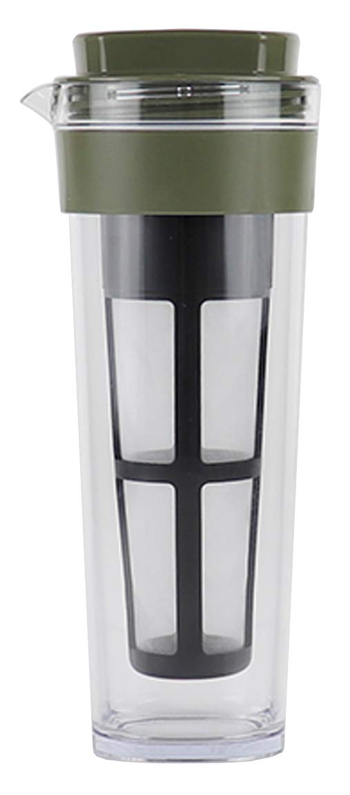 

Takeya Chemical Industry Slim Jug II с ситечком для чая до Можно ставить Широкое горлышко для легкого Помещается в карман двери 1,1 л Термостойкий