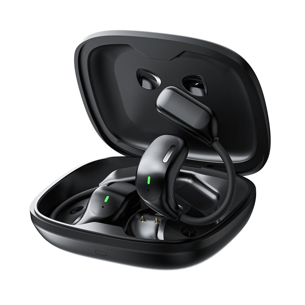 Painless Ear-Hook Earbuds, AI Translation Earphones with 130+ Languages Real-Time Translation, 5.4 Wireless Headphones with Touchscreen Charging Cas