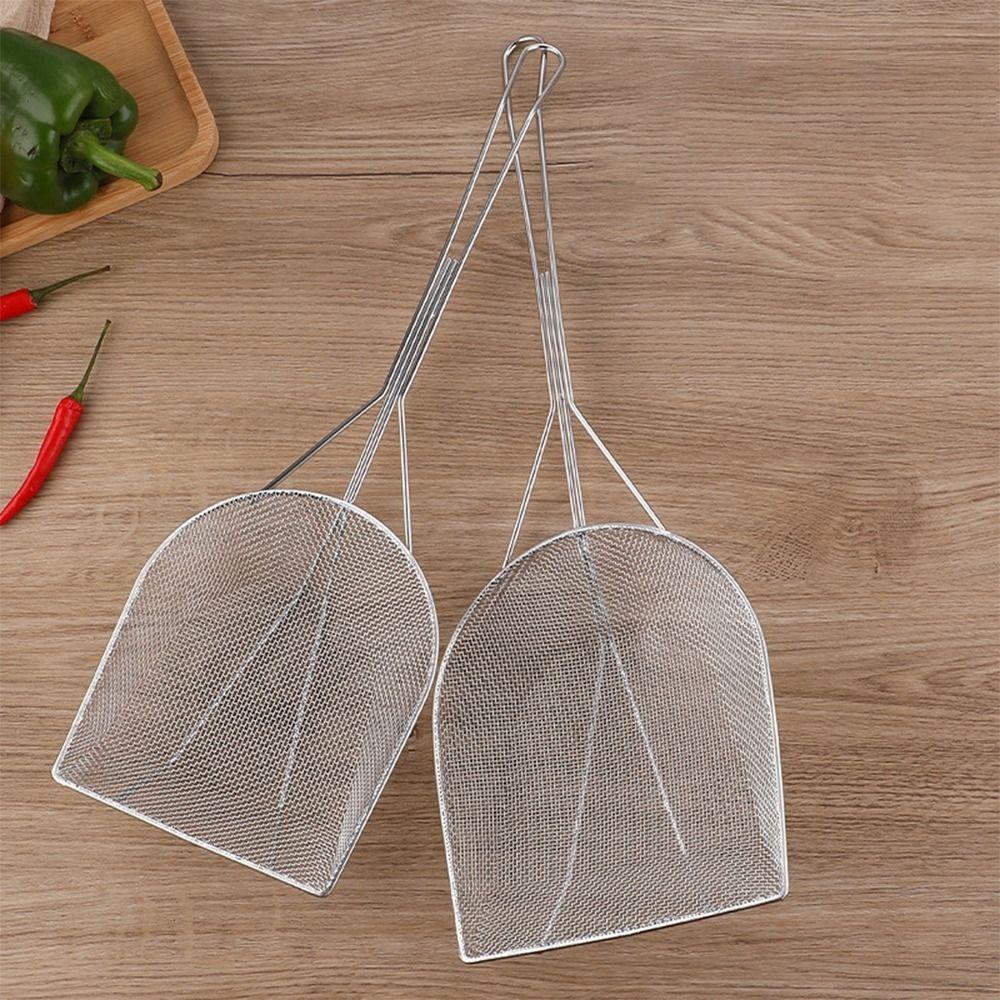 Coarse Mesh Filter Spatula Heat Resistant Filter Spoon Durable Fine Mesh Filter  Kitchen Supplies
