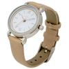 Fieldwork Women's Analog Watch with Leather Strap, Beige, MKL2306-1