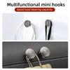 Car Mini Storage Hook Hidden Circular Fastener Keychain Clip For Mercedes Benz AMG A C E S G Class W201 W210 W108 W204 W205 W203 QI1