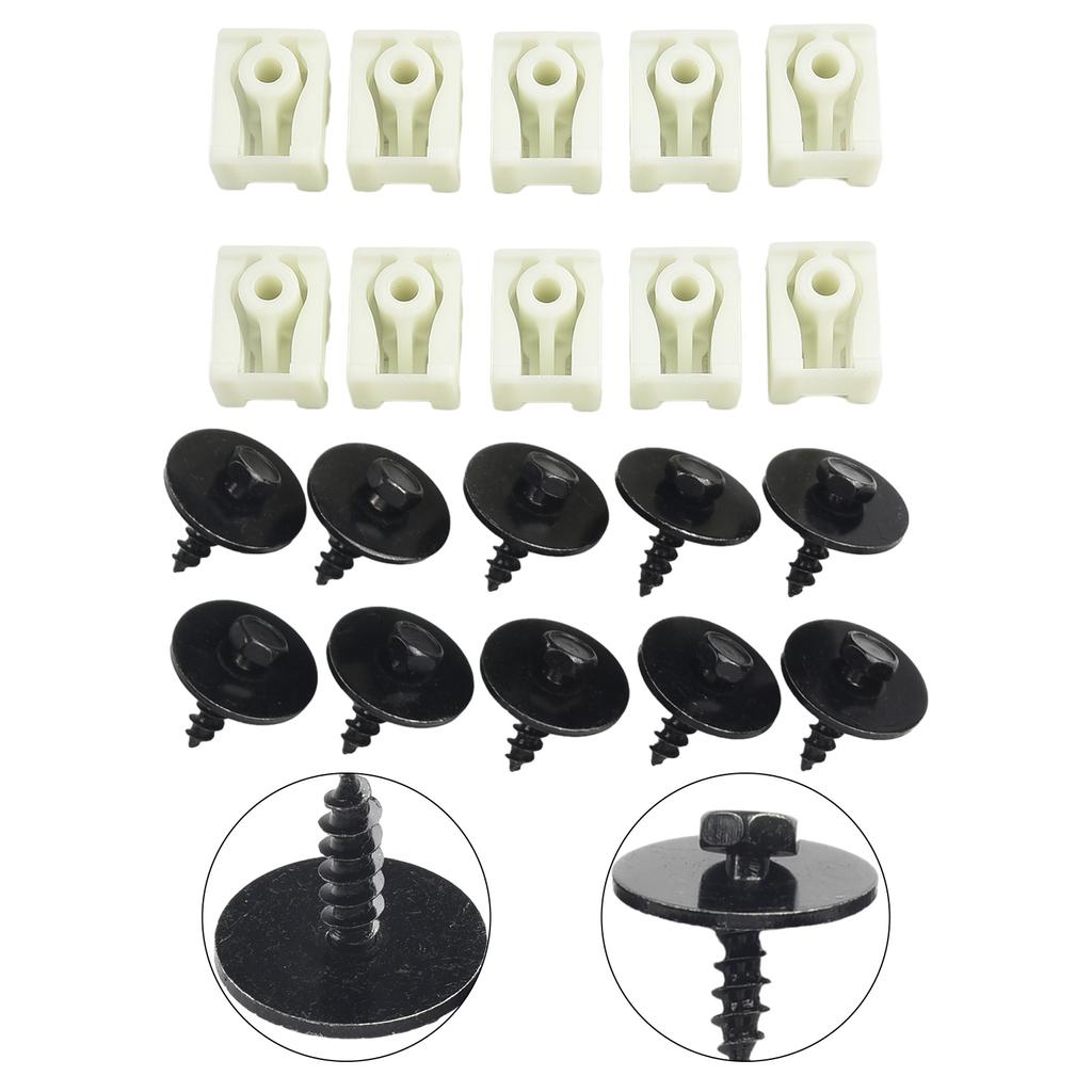 20 Stück Auto Vorne Hinten Kotflügelverkleidung C-Clip Mit Sechskantschraube Kunststoff Für BMW 07147311312 07149213164 Satz Mit Schraube Autozubehör