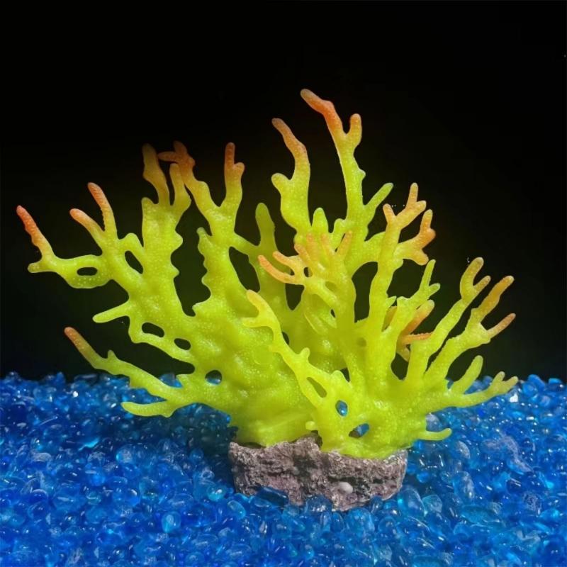 Artificial Coral Decorative Plant Tree Decors for Fish Tanks Ornaments Colorful Ornaments Plant for Terrarium Plant