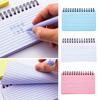 Twin-Wire Binding Notepads 50 Sheets Lined Pocket Notepads Wirebound Writing Pad Small Notebook for Writing 4.9x2.9Inch