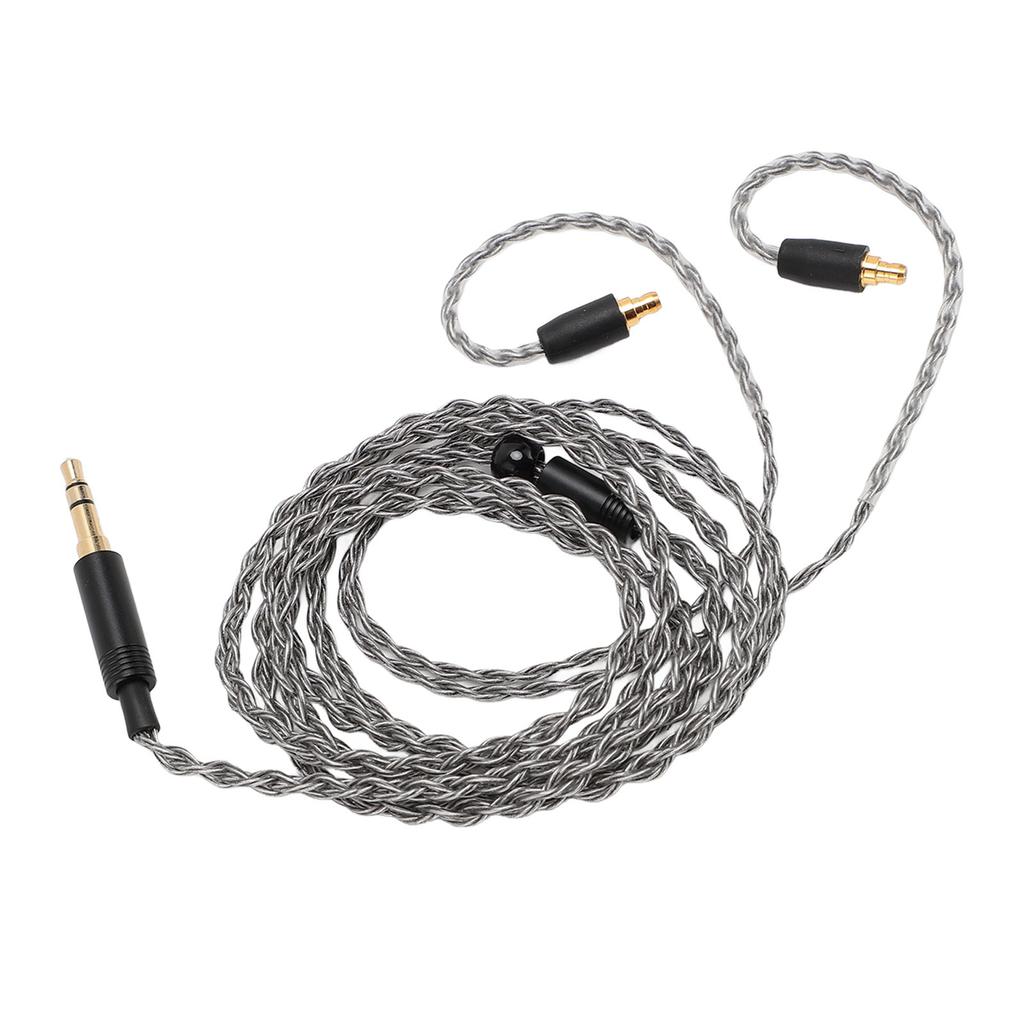 Earphone Cable 1.2m Silver Plated Copper 3.5mm Stereo Plug Earbuds Replacement Cable for IE100 Pro IE400 Pro IE500 Pro