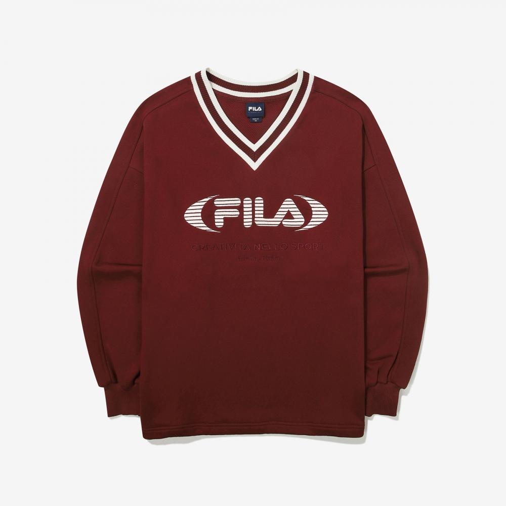 

Fila Толстовка с логотипом и V-образным вырезом Fs2pog3151f Win WINE/W95