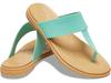 Crocs Tulum Flip Sandals, Women's, Jade Stone, 22cm