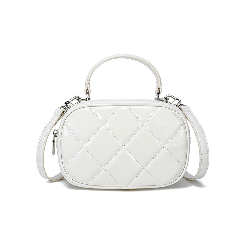 Leather Women's Bags, Small Bags, Messenger Bags, Women's New Popular Versatile Handbags, High-end Niche Shoulder Bags