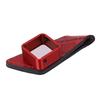 Porta-gesso da biliardo Clip Magnetica Portatile Sezione Singola Custodia per Gesso da Stecca da Pool con Clip da Cintura per Sala Biliardi Rossa