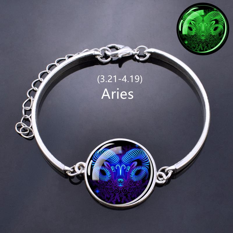 

Посеребренный браслет со знаками зодиака для мужчин и женщин, Дева, Весы, Скорпион, Овен, Телец, браслеты, подарок на день рождения