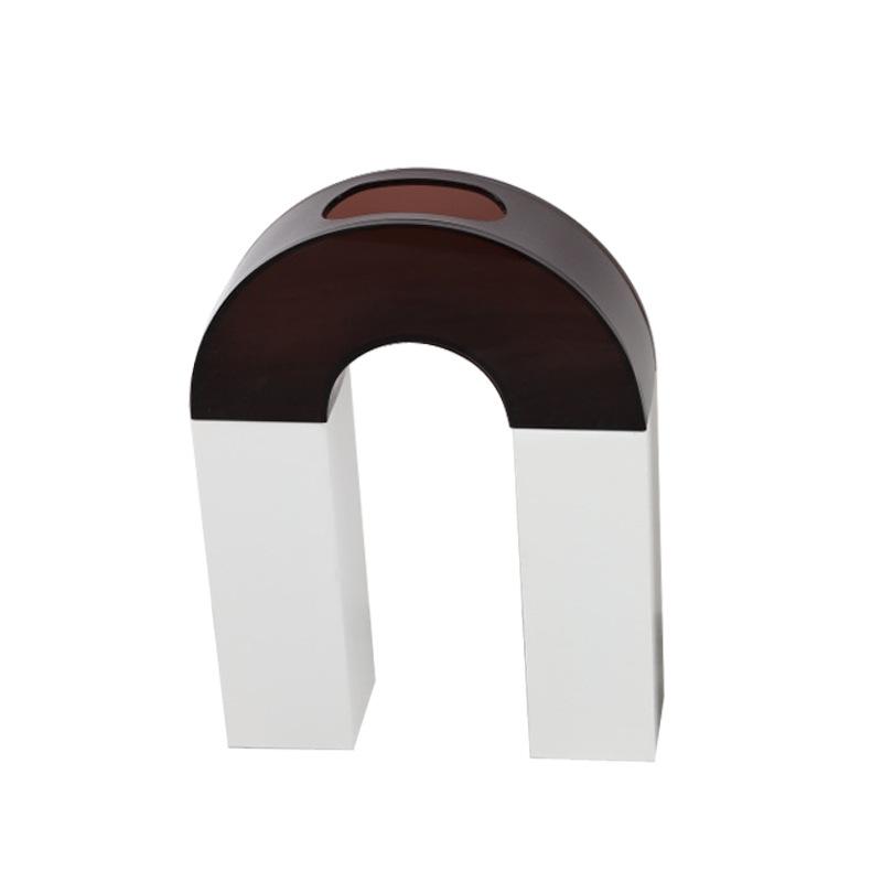 

Современный светлый роскошный N-образный цветочный контейнер модель украшения комнаты украшения ТВ тумба вход винный шкаф креативный геометрический арочный декор