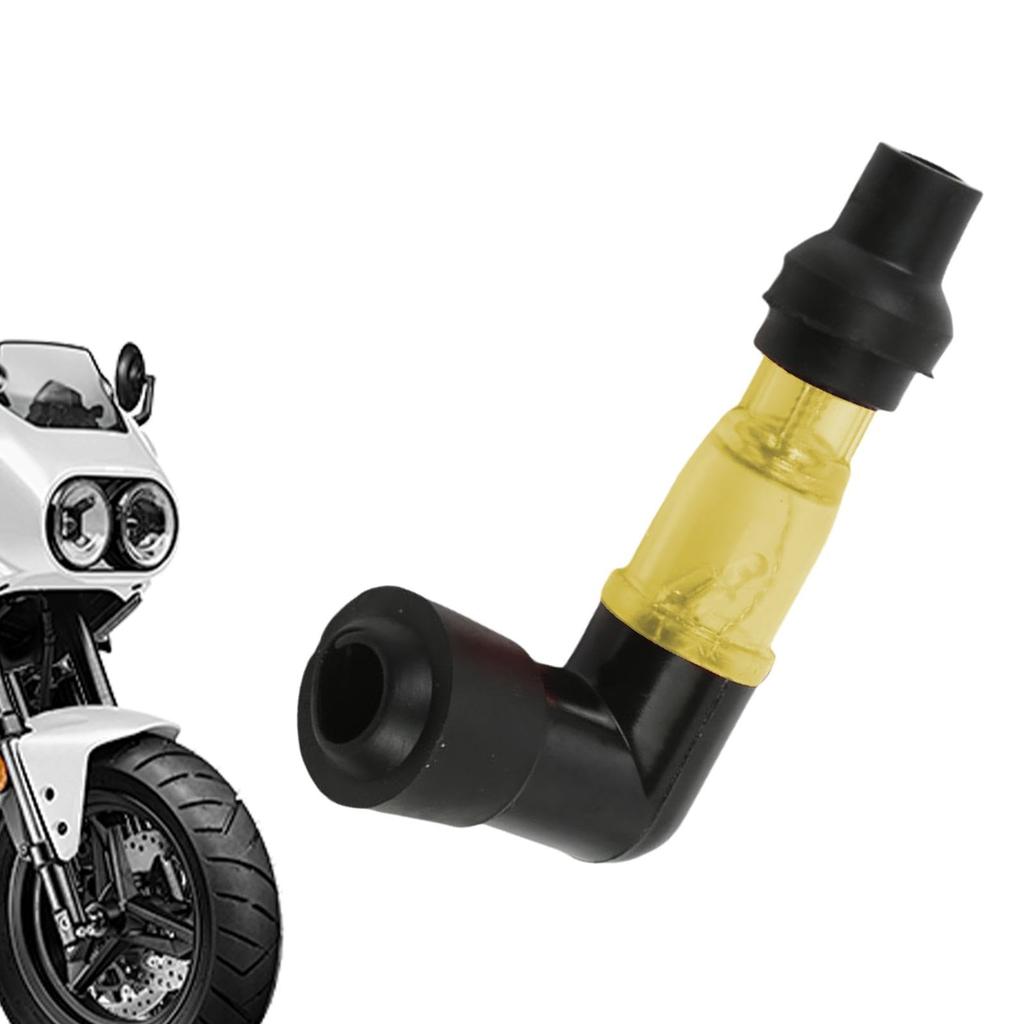 90 Degree Flashing Spark Plug Cap, Flashing Spark Plug Resistor | Universal Motorcycle Accessories