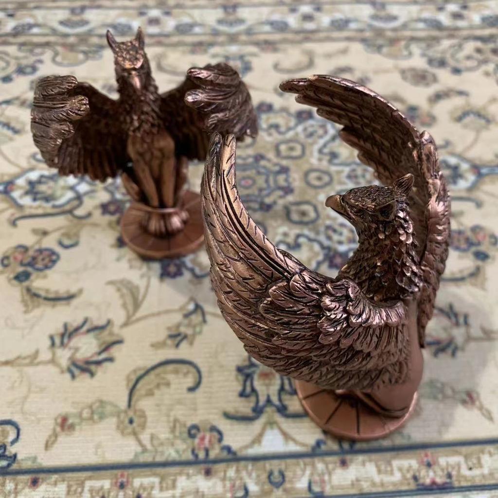 Mythological Griffin Figurine Griffindo Figure Resin Craft Desktop Accessories Room Decor Ornament Children Kid Gift