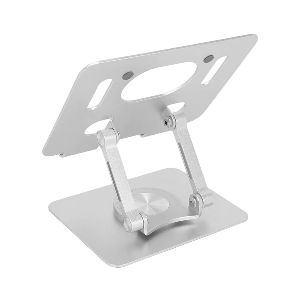 Regulowany stojak na tablet, obrotowy o 360 stopni, składany, pusty, chłodzący, ze stopu aluminium, do tabletu stacjonarnego