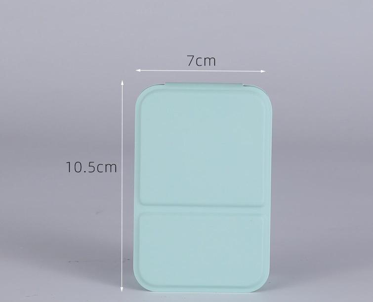 Portable Vertical Foldable Mirror Desktop Makeup Vanity Mirror for Students Dormitory Bathroom Travel Compact Cosmetic