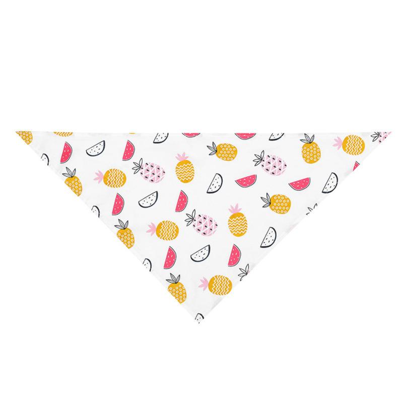 Hot! Pet Dog Bandanas Collar Summer Fruit Triangle Scarf Saliva Towel Bandanas Accessories For Dogs Cats