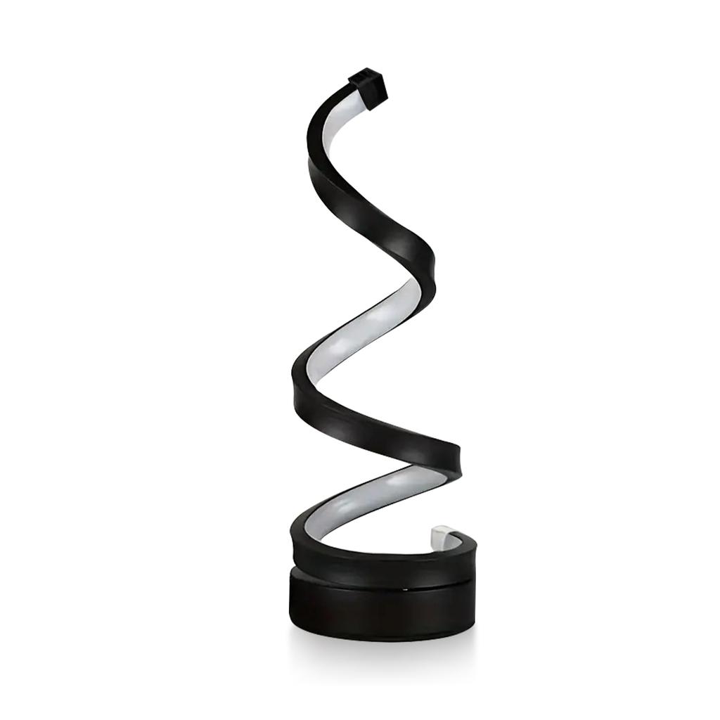 Spiral Desk Lamp LED Desk Lamp USB Powered Desk Lamp Tri-Color Dimming Night Lamp