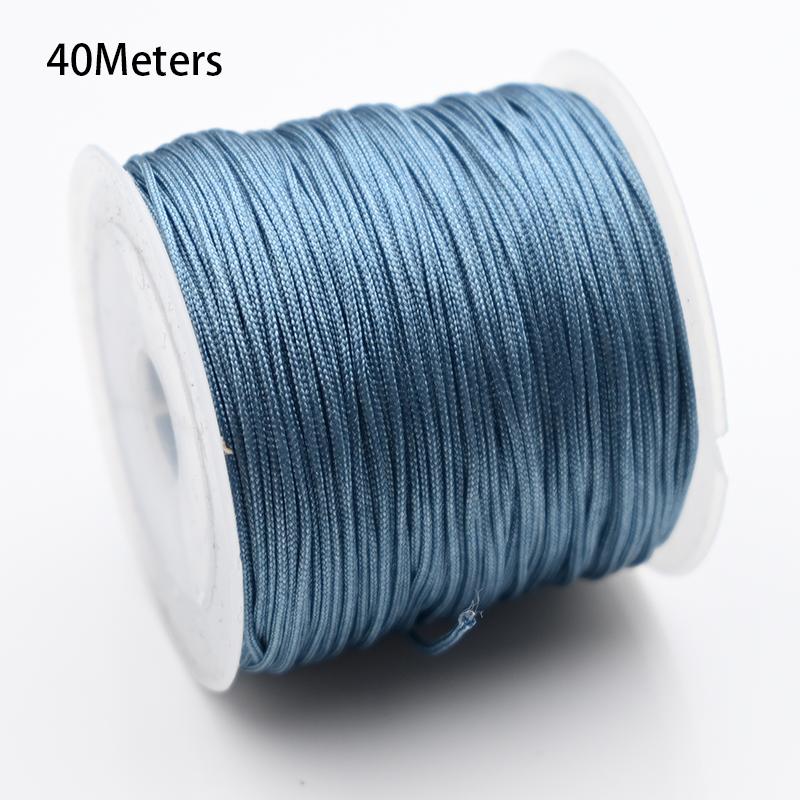 חוט ניילון 0.8 מ"מ חוט סיני קשר סיני חוט מקראמה צמיד שרשרת חוט שזור ל-DIY שרשרת שנדלה גדיל חרוזים יצירה