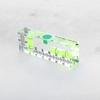 Magnetic Base Pocket Acrylic Check Bubble Level Tool Mini Level Tool Construction Tool with 90°/180° Level Bubbles
