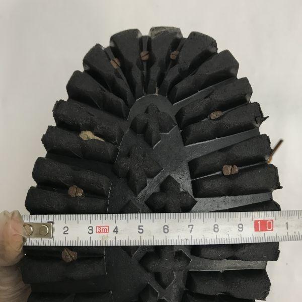 montagna vibram Heavy Duty Leather Trekking Boots Brown Size 6 (24.5-25.0cm) Vintage(USED)