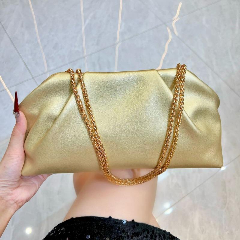 Simple Cloud-shaped Handbag, Small and Unique Clutch Bag, Single-shoulder Chain Crossbody Bag, Hand-held Bag, Underarm Bag