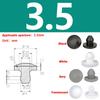 Snap-on Silicone Rubber Plug 3/3.5/4/4.5/5/6/6.5/7-14mm Soft Seal Hole Plugs Blanking End Cap T Type Hole Plug Cover Four Colors