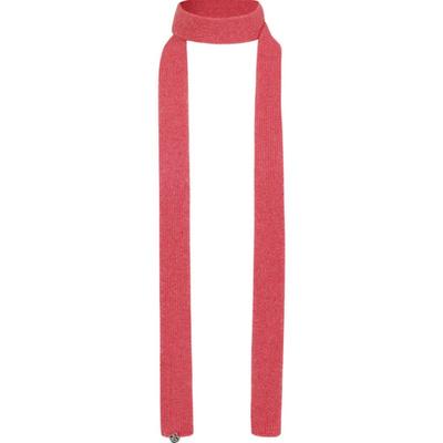 Pendentif Doré Poilu de Lune Foulard Fin (Rose corail)