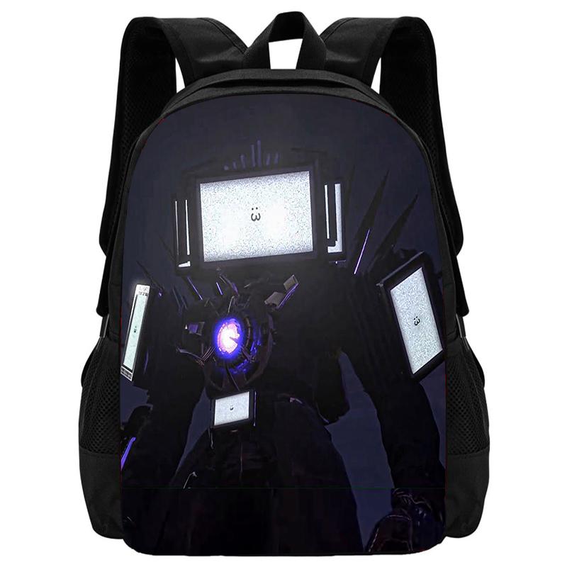 Mochila Skibidi Toilet School Backpack Cartoon School Bag for Boys  Titans Cameraman Children Backpack  Speaker Tv Man Kids Bags