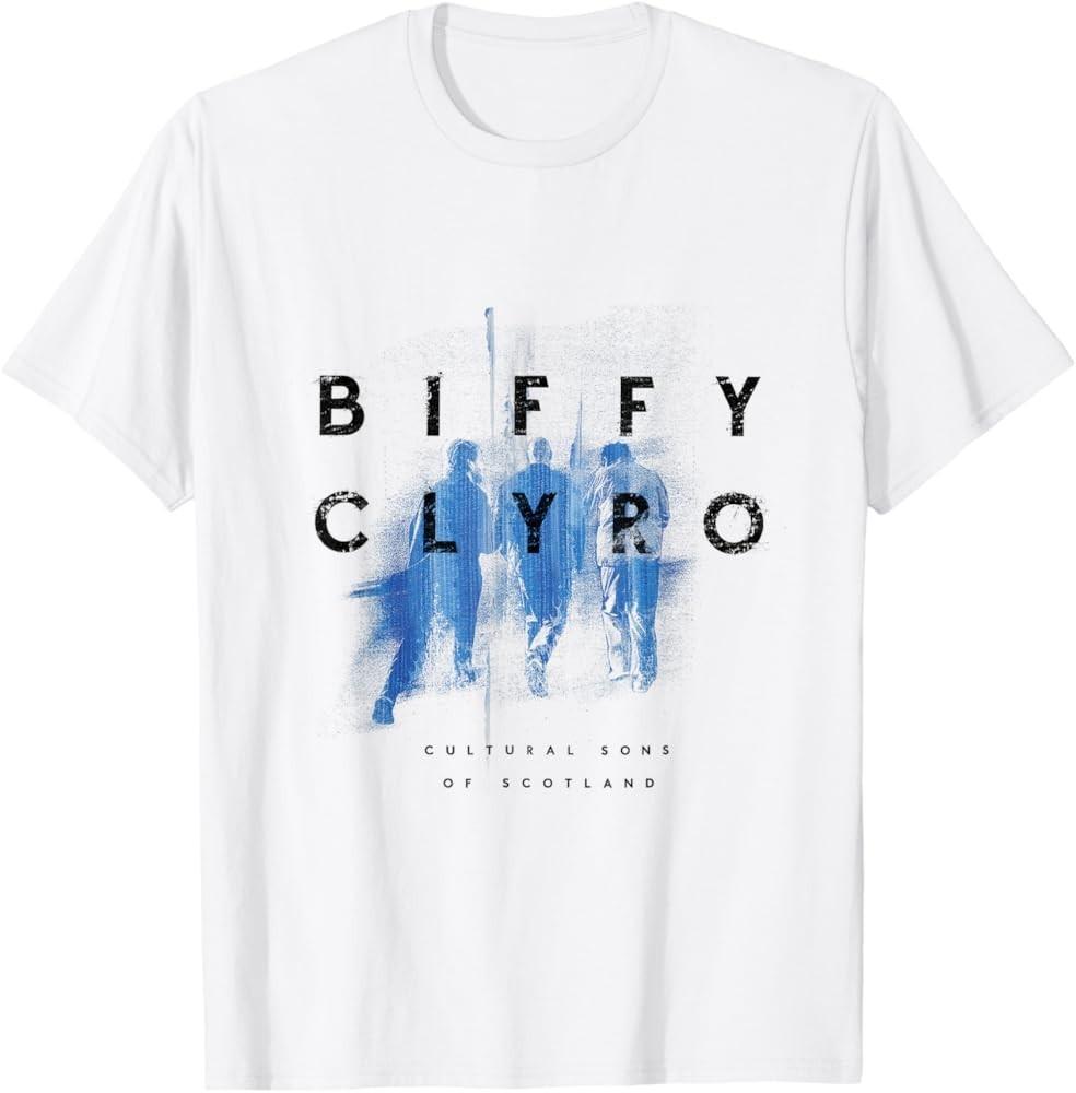 Новая футболка BIFFY CLYRO Перепечатка S-235XL E32.33 Унисекс M