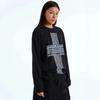 Pure Cotton European and American Large-size Women's T-shirt Loose Korean Version Long-sleeved Casual