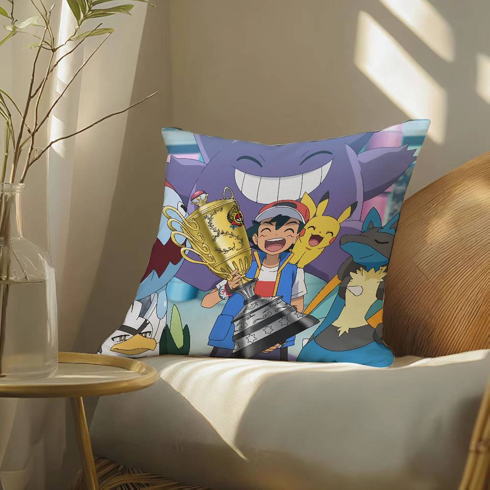 Pokemon Arcanine Anime Plush Pillow Cover Soft Short Plush Cushion Cover For Sofa Bedroom Living Room Home Decor Gift