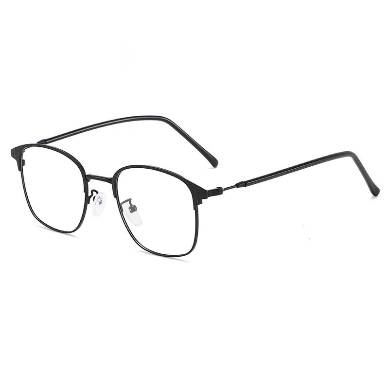 Pochromic Frameless Eyeglasses for Men Fashion Glasses Anti Radiation Eye Sunglasses for Men Korean Glasses Rectangle Compute