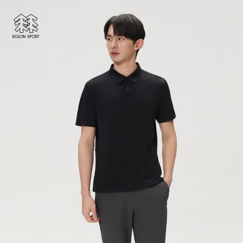 

KOLON SPORT Men s UPF50+ Wool Polo T-Shirt M